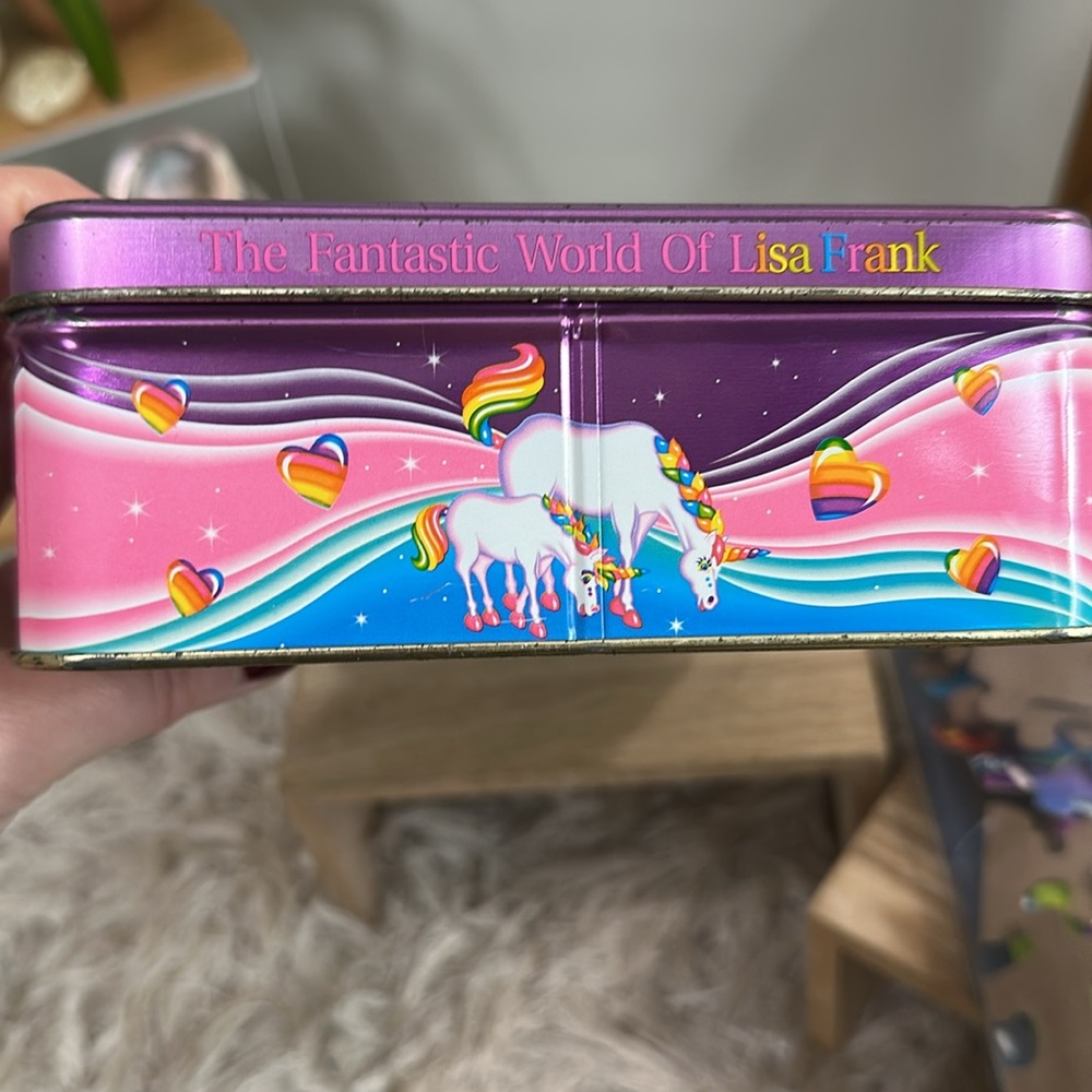 Lisa Frank Vtg 90s Vintage Lisa Frank Collectible Puzzle Tin *SEE DESCRIPTION - Picture 8 of 17